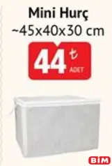MİNİ HURÇ 45X40X30 CM MİNİ HURÇ 45X40X30 CM